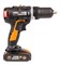 Аккумуляторная ударная дрель-шуруповерт WORX WX367.1 с набором оснастки 158 шт - фото 331045