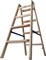 Деревянная стремянка Krause Stabilo со ступенями и перекладинами 2х4 818317 - фото 386162
