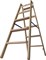 Деревянная стремянка Krause Stabilo со ступенями и перекладинами 2х5 818324 - фото 386171