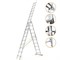 Лестница трёхсекционная Эйфель Гранит 3х10 - фото 400614