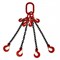 Строп цепной TOR 4СЦ г/п 17,0 т 1,5 м с укорачивающими крюками звено 26,5т