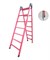 Лестница стеклопластиковая приставная, трансформируемая в стремянку Оникс ЛСПТС-2х2,0М металлические оконцеватели - фото 419820