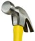 Молоток 200 г - 7oz Yellow Fibreglass с загнутым гвоздодером Stanley 1-51-112